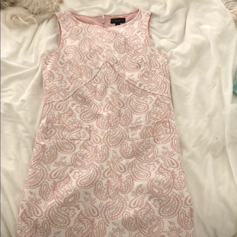 Paisley print shift dress